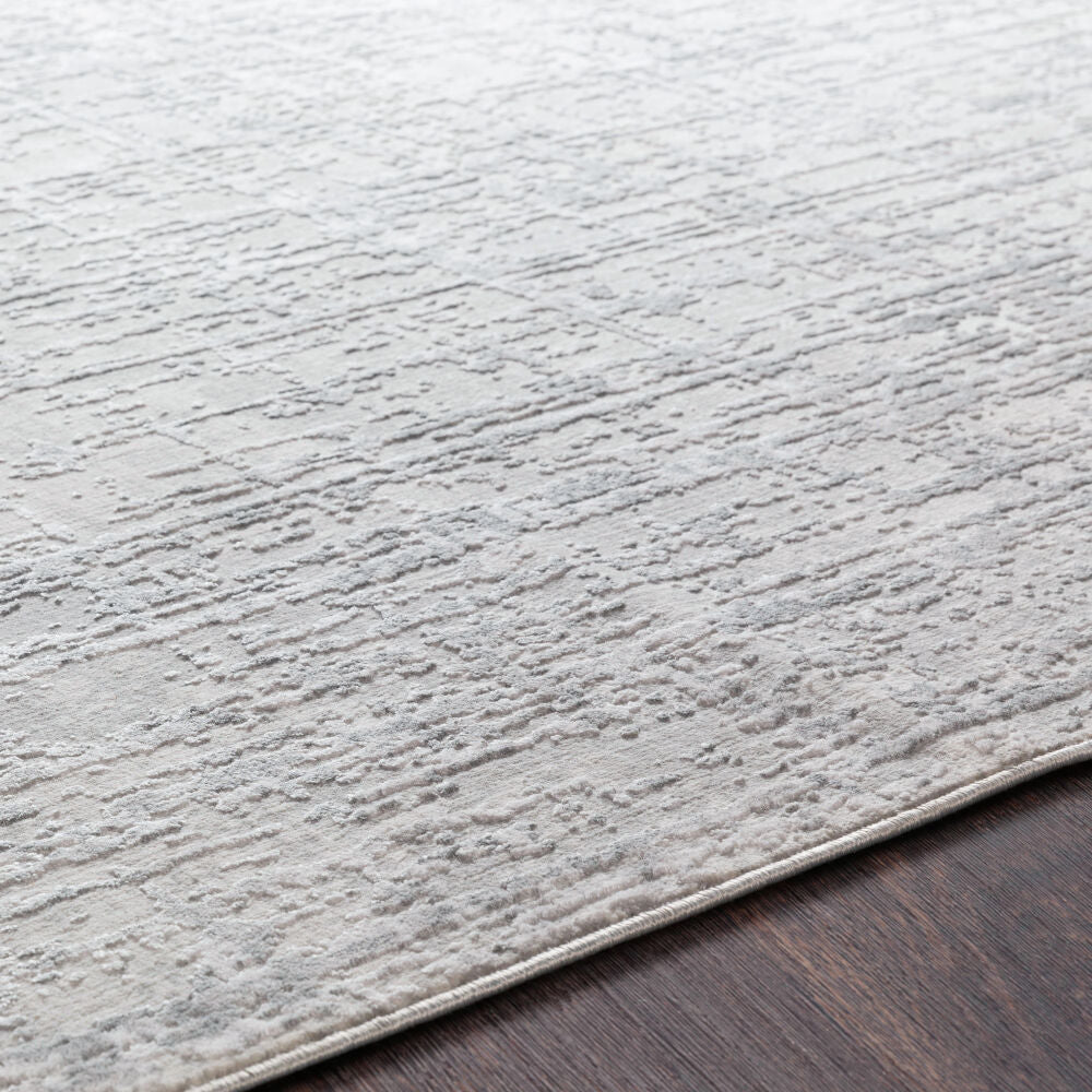 Aisha Machine Woven Rug — Light Gray / Off-White | AIS-2305 - performance