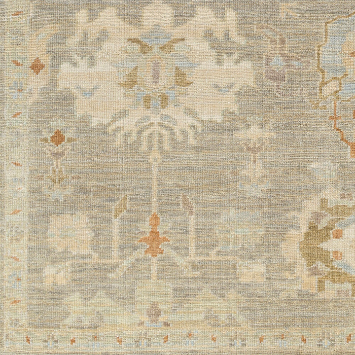 Anatalya Handmade Wool Rug — Taupe / Blue | AAT-2300