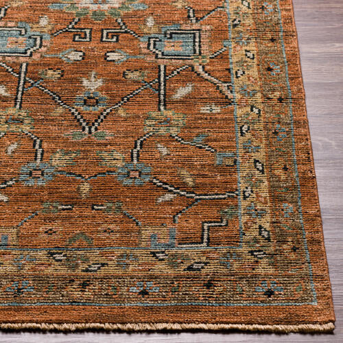 Reign Handmade Wool Rug — Rust / Multi | REG-2301