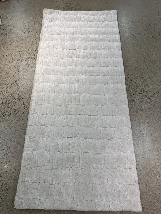 3'5" x 7'10" Belgium-Made Fine Quality Machine-Made Runner Rug - Ivory