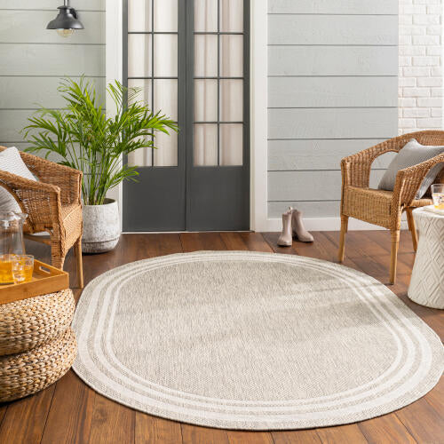 Livabliss Eagean Machine Woven Rug — Light Beige | EAG-2366