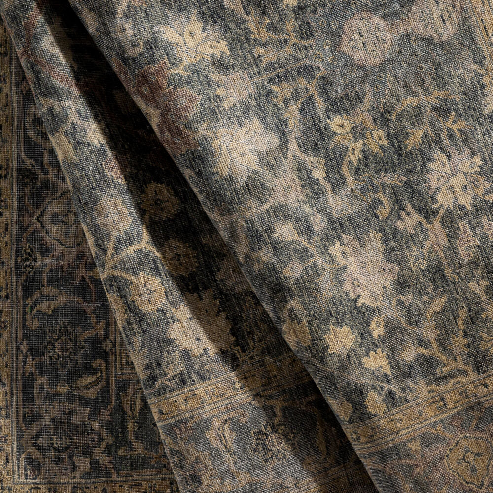 Anatolia Hand Knotted Rug — Olive / Mauve | ANY-2303 - construction