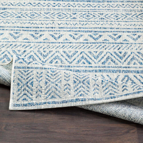 Livabliss Eagean Machine Woven Rug — Blue / Taupe | EAG-2306 - construction