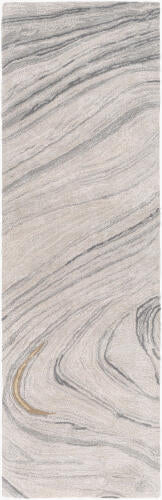 Kavita Handmade Rug — Gray / Gold | KVT-2304