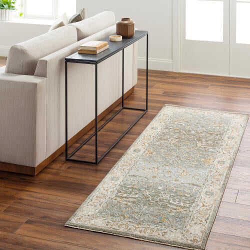 Livabliss Dresden Machine Woven Rug — Mist / Ivory | DRE-2310