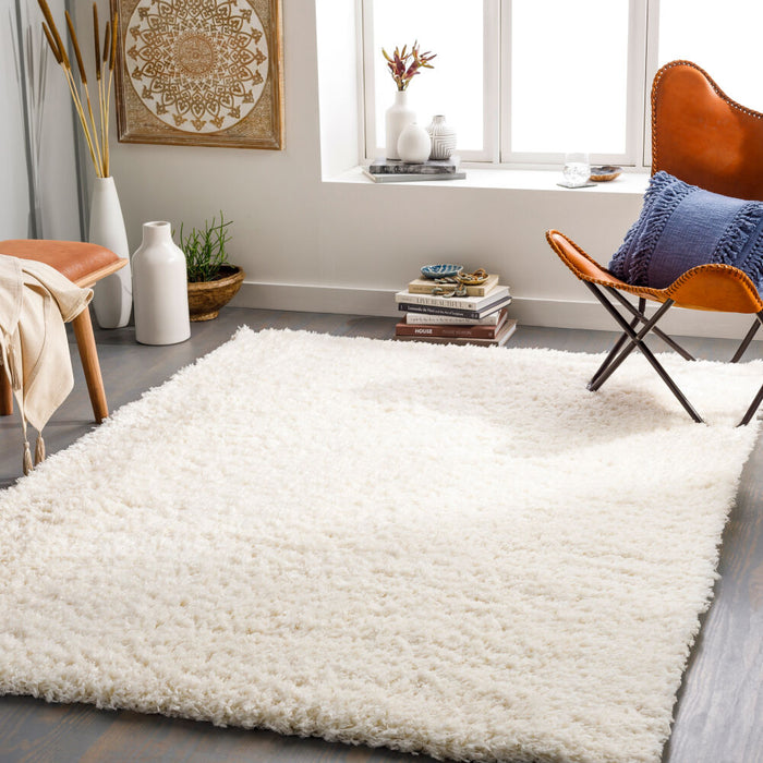 Angora Machine Woven Rug — Cream | ANG-2304