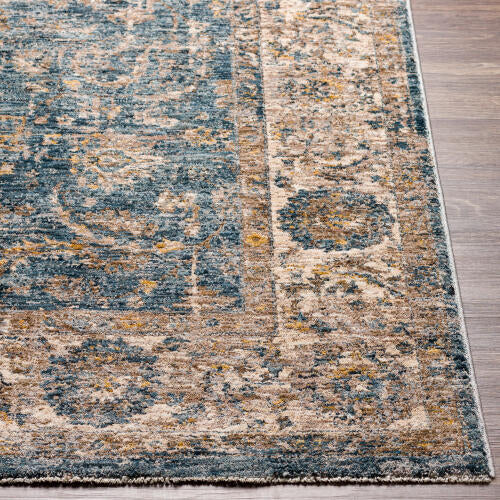 Livabliss Mirabel Machine Woven Rug — Blue / Beige | MBE-2305