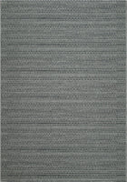 8'X10' High-Graded Polyester Modern Minimalist Style Area Rug- Grey/Black (Power-Loomed)