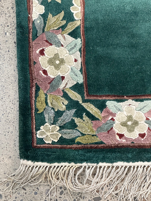 2'7 x 12' Nepali Silk/Wool Hand-knotted