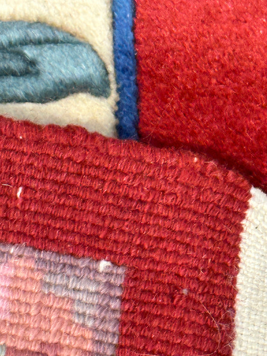 2' x 3'8" Nepali 100 % Wool Hand-knotted
