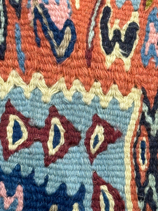 4'11" x 7'11" 100% Wool Hand-Knotted Killim