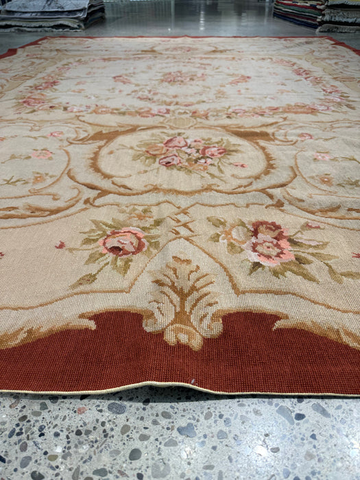 8' x 10' 100% Wool Hand-Knotted Killim