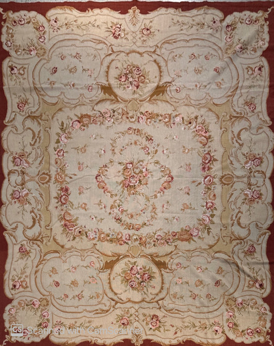 8' x 10' 100% Wool Hand-Knotted Killim