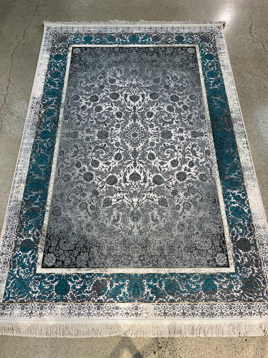 5'x8' Power-Loomed Persian Style Blue/Grey Area Rug – KB Rugs