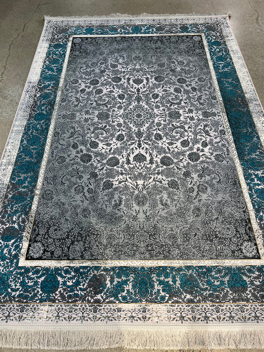5'x8' Power-Loomed Persian Style Blue/Grey Area Rug – KB Rugs
