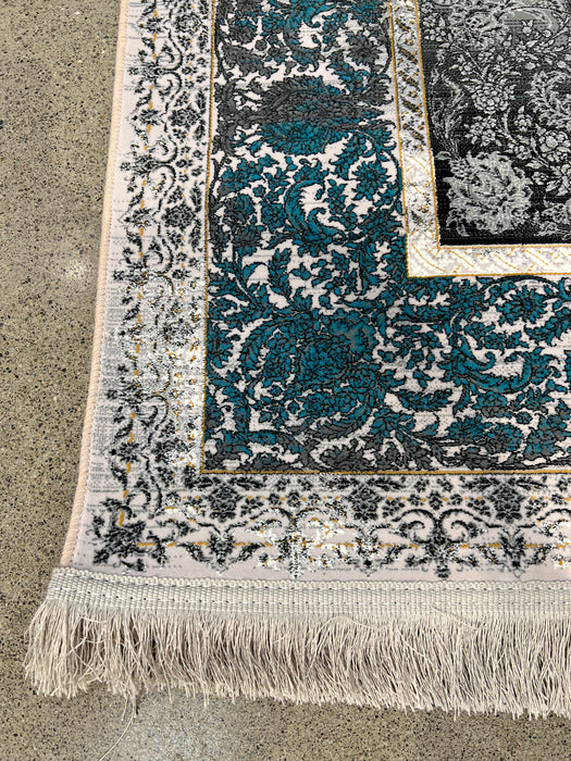 5'x8' Power-Loomed Persian Style Blue/Grey Area Rug – KB Rugs