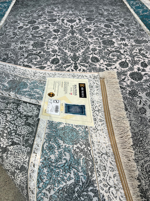 5'x8' Power-Loomed Persian Style Blue/Grey Area Rug – KB Rugs