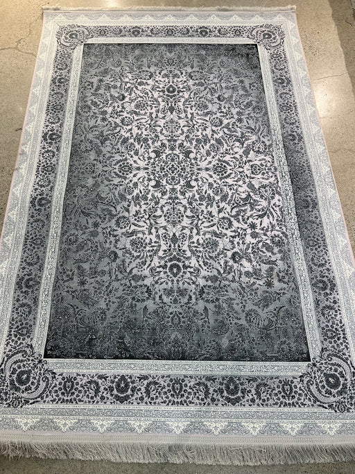 10'x13' Power-Loomed Persian Style White/Grey Area Rug – KB Rugs