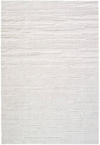 7'X10' High-Graded Polyester Modern Minimalist Style Area Rug- Ivory (Power-Loomed)