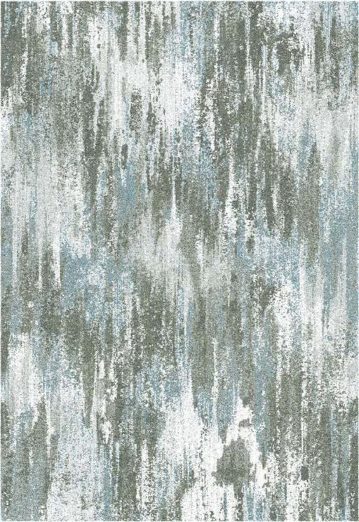 7'x10' Power-Loomed Modern Abstract Style Grey/Blue Rug – KB Rugs