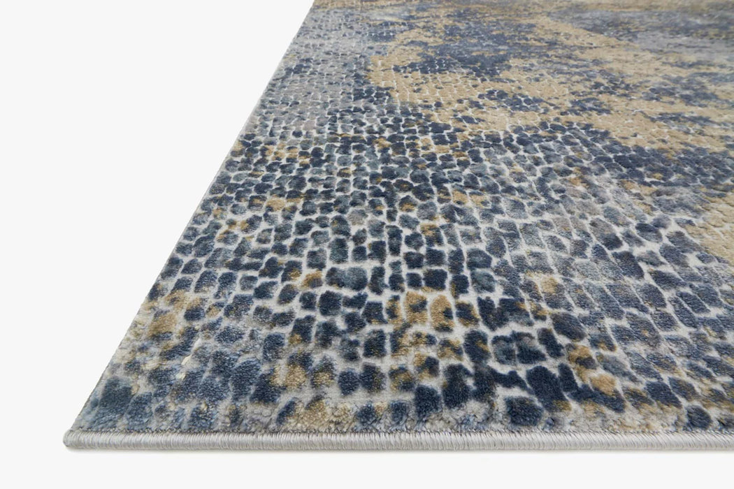 Patina PJ-05 Ocean/Gold Abstract Area Rug – 8' x 11'