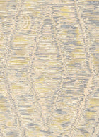 10'X13' High-Graded Polyester Abstract Modern Style Area Rug- Golden/Grey (Power-Loomed)