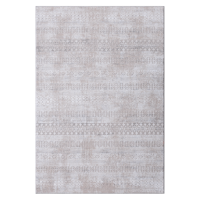 Tribal Ivory- Portfolio High Graded Polyester Machine made Area rug