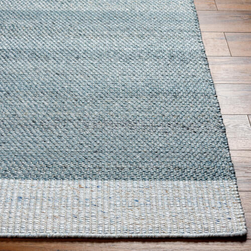 Abby Handwoven Wool Rug — Mist / Ivory | ABB-2302