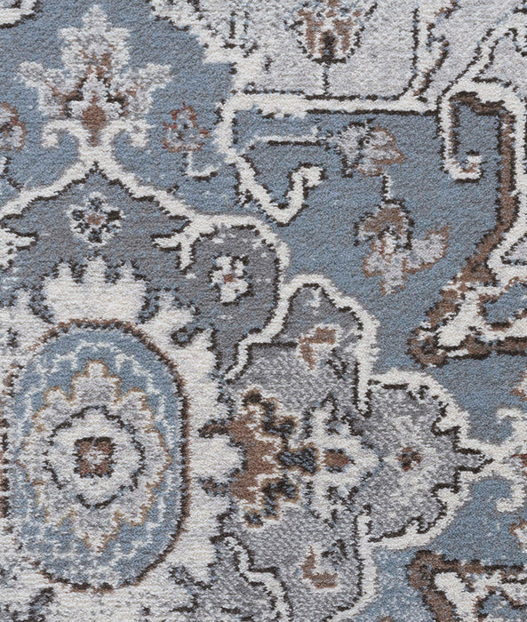 8'X10' High-Graded Polyester Transitional Style Area Rug- Grey (Power-Loomed)