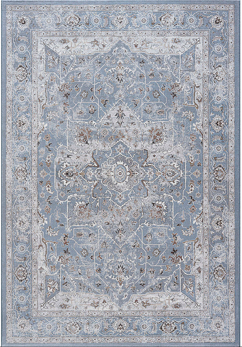 8'X10' High-Graded Polyester Transitional Style Area Rug- Grey (Power-Loomed)