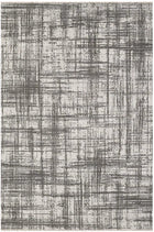 7'X10' High-Graded Polyester Modern Boho Style Area Rug- Ivory/Grey (Power-Loomed)