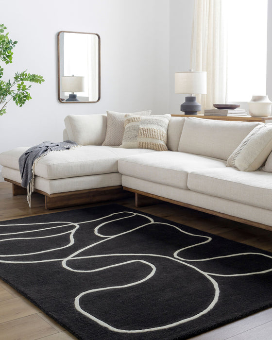 Jason Wu Lineage Wool Rug — Charcoal / Ivory | JSW-1008