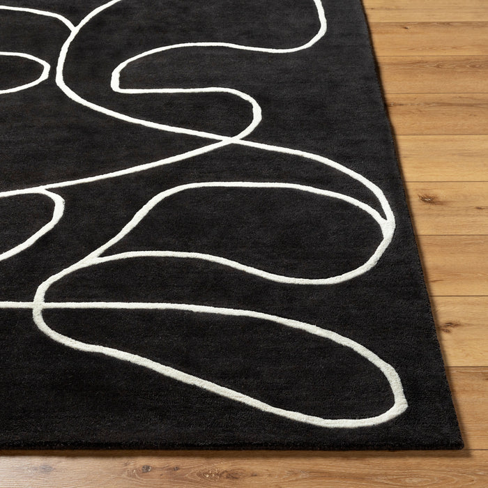Jason Wu Lineage Wool Rug — Charcoal / Ivory | JSW-1008