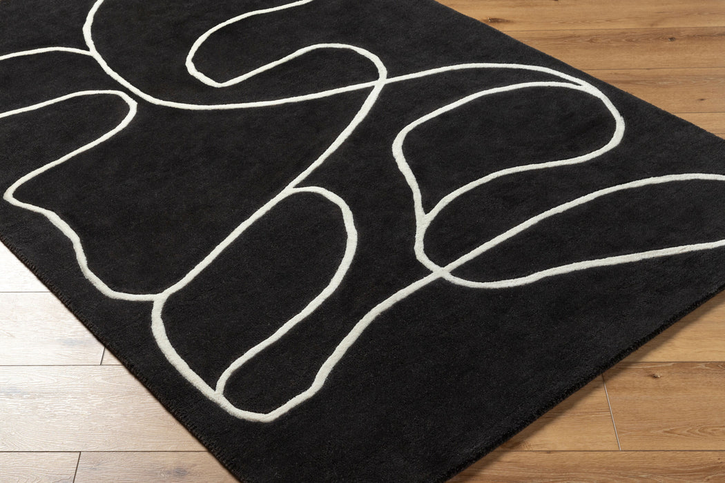 Jason Wu Lineage Wool Rug — Charcoal / Ivory | JSW-1008