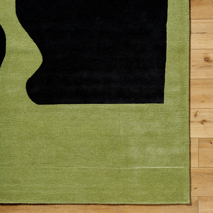 Jason Wu Balance Wool Rug — Olive / Charcoal | JSW-1002