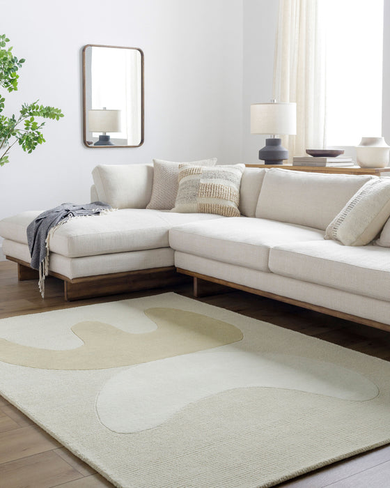 Jason Wu Balance Wool Rug — Ivory/Sand | JSW-1006