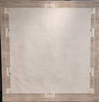 8'X8' Modern Hand-Knotted Nepali Wool Area Rug- Brown/Beige