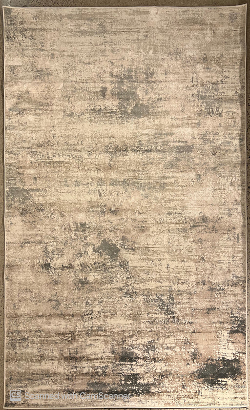 5'x8' Power-Loomed Modern Abstract Style Grey/Ivory Area Rug – KB Rugs