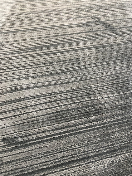 5'x8' Power-Loomed Modern Minimalist Style Grey/Black Area Rug – KB Rugs