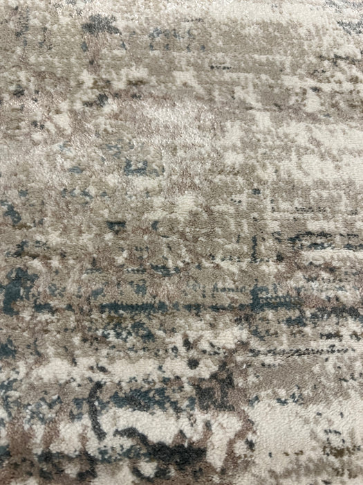 5'x8' Power-Loomed Modern Abstract Style Grey/Ivory Area Rug – KB Rugs