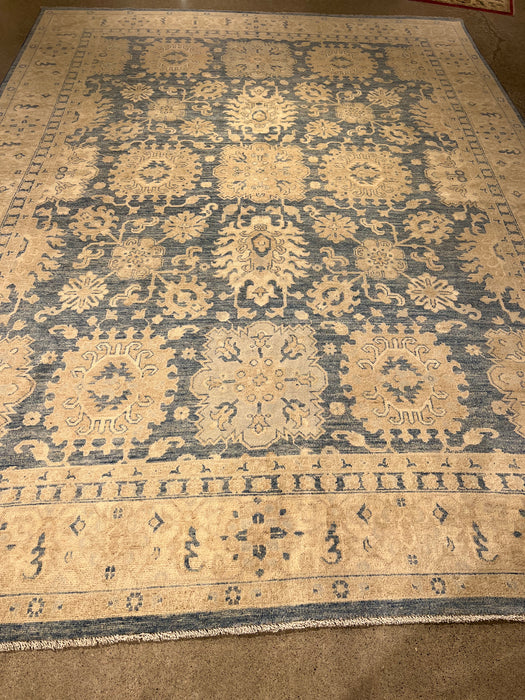 8'11" X 12' Oushak Hand Knotted 100% Wool Area rug
