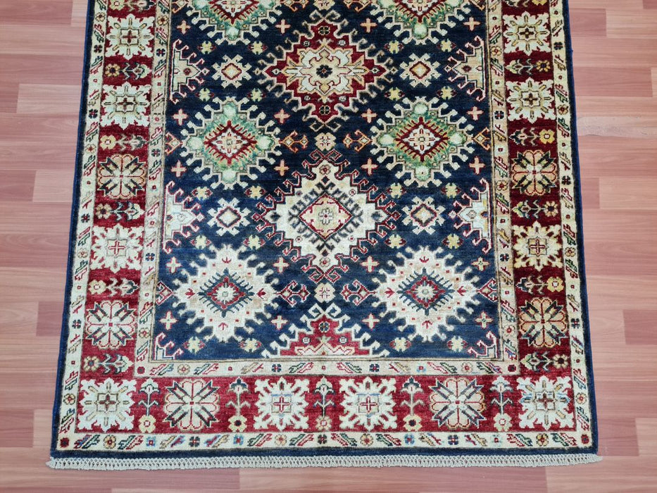 4'X6' Kazak Ziegler Hand Knotted 100% Wool Area rug