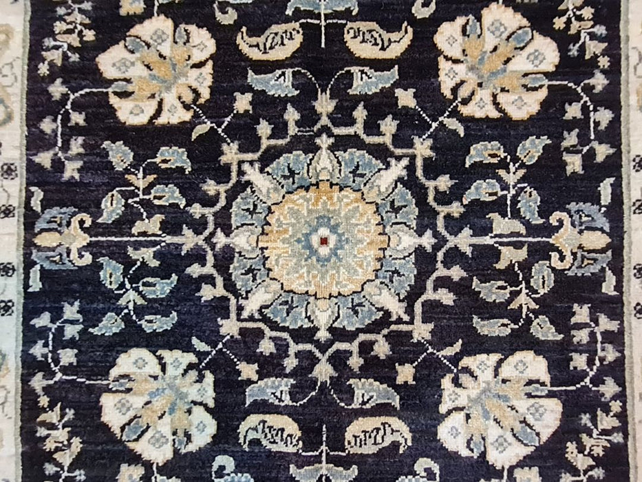 4'X6' Kashan Ziegler Hand Knotted 100% Wool Area rug