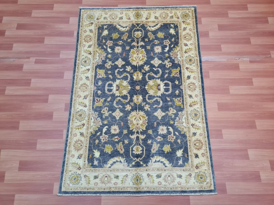 4'X6' Ziegler Hand Knotted 100% Wool Area rug