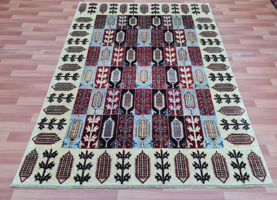 5'X8' Ziegler Hand Knotted 100% Wool Area rug