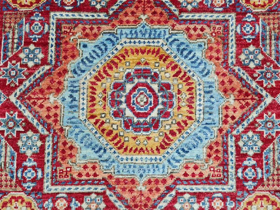 3'0X10'0 Mamluk Runner Hand Knotted 100% Wool Area rug