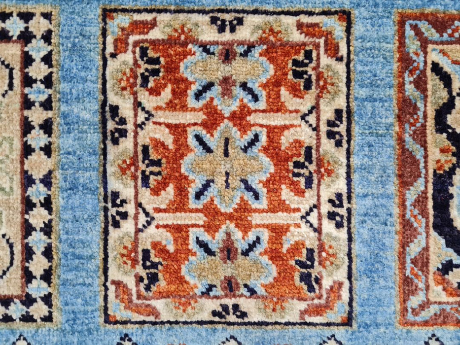 3'0X8'0 Bakhtiari Ziegler Runner Hand Knotted 100% Wool Area rug