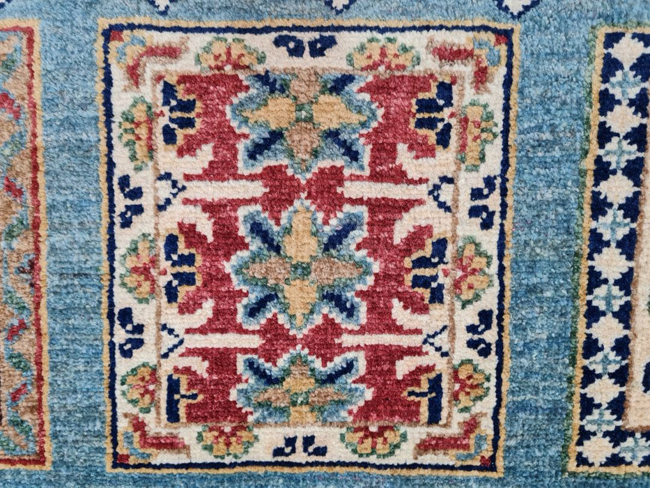 3'0X7'0 Bakhtiari Ziegler Runner Hand Knotted 100% Wool Area rug