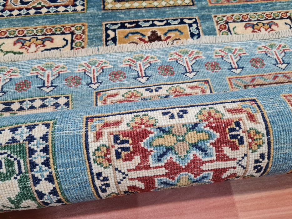3'0X7'0 Bakhtiari Ziegler Runner Hand Knotted 100% Wool Area rug
