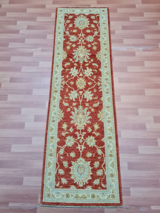 3'0X9'0 Ziegler Runner Hand Knotted 100% Wool Area rug